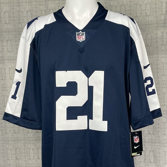 New Ezekiel Elliot Football Jersey Dallas Cowboys On Field - Picture 2 of 8